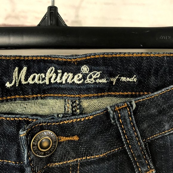 Machine Womens' Skinny Jeans With Applique - Picture 4 of 8